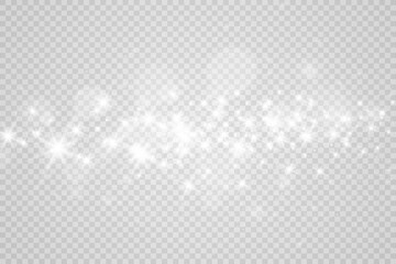Poster - Brilliant dust vector shine. Glittering shiny ornaments for background. Vector illustration.
