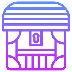 Sticker - Desert Treasure Chest Icon