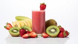 Fototapeta Kuchnia - fruit juice and fruits
