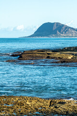 Wall Mural - beautiful oahu hawaiis beach seascapes in pacific ocean