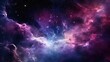Vibrant cosmic scene with vivid pink, purple, and blue shades. Mesmerizing view of a celestial galaxy filled with stars. A breathtaking image capturing the beauty of deep space and the wonders of the