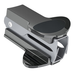 Poster - Staple remover, staple puller pinch jaw style. 3D rendering isolated on transparent background