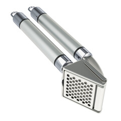 Poster - Garlic press, garlic crusher. 3D rendering isolated on transparent background