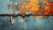 Abstract dirty grunge backdrop of a worn wall.