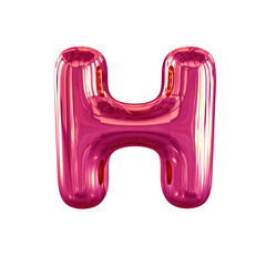 Sticker - Inflatable symbol. letter h