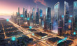  Explore the interconnected network of smart city technology, where 5G connectivity and cloud-based services converge to create an urban landscape of unprecedented efficiency and innovation. ai genera