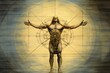 man vitruvian  anatomical anatomy architecture art artwork background body circle classic code correlation da detail drawing famous genius geometric geometry human humanity idea italian