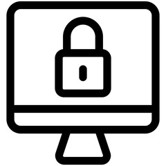 Canvas Print - security icon