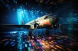 dc3 disco party 80s 90s spectrum light silicon ray background texture colourful neon techno trance 70s 80 90 boogie laser effect groove