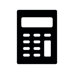 Sticker - calculator icon illustration