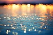 Serene body of water captured in a dreamy blur