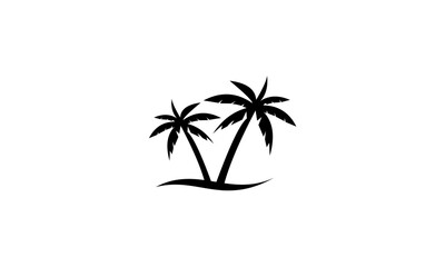 Wall Mural - palm tree silhouette