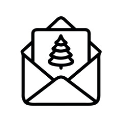 Poster - christmas card icon