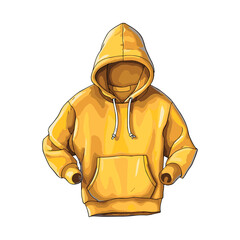 Wall Mural - Hoodies are great for casual wear. Hooded sweater jacket sticker