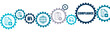 standard compliance banner vector illustration with the icons of regulation, requirements, auditing, management, quality control on white background