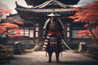 Samurai with a sward, ganerative ai