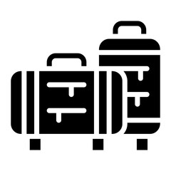 Canvas Print - Luggage Icon