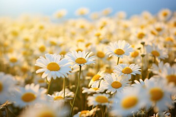 Sticker - camomile field 