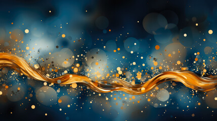 Canvas Print - Sparkling Shimmering Abstract Background 