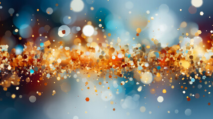 Canvas Print - Sparkling Shimmering Abstract Background 
