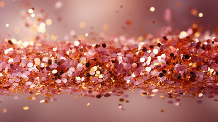 Canvas Print - Sparkling Shimmering Abstract Background 