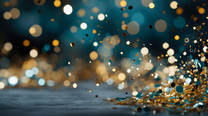 Canvas Print - Sparkling Shimmering Abstract Background 