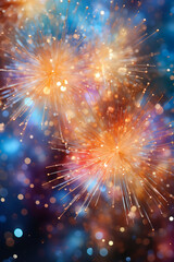 Canvas Print - sparkling shimmering abstract background
