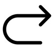 Redo line icon