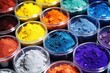 eyeliner pigment in powder form ready for processing