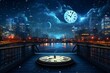 time lapse of the clock Flying Time Image