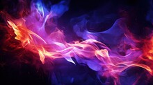Neon Purple  Fire Motion Blur Abstract Background. Gas Fuel And Renewable Energy Concept.