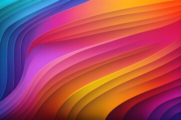 Wall Mural - Colorful abstract waving style background