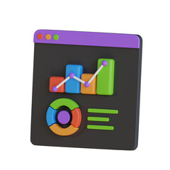 Aufkleber - 3D Model of Statistics. Statistics Design in 3D. Intriguing 3D Model of Statistics.
3d illustration, 3d element, 3d rendering. 3d visualization isolated on a transparent background