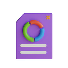 Aufkleber - 3D Model of Purple Analysis Report. Purple Analysis Report Design in 3D.
3d illustration, 3d element, 3d rendering. 3d visualization isolated on a transparent background