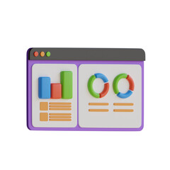 Aufkleber - 3D Model of Growth Dashboard. Growth Dashboard Design in 3D.
3d illustration, 3d element, 3d rendering. 3d visualization isolated on a transparent background