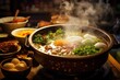 Steaming Hotpot and Broths.