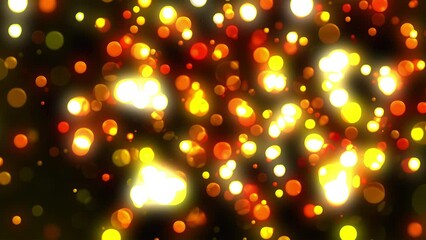 Poster - Glittering Gold Christmas. Computer generated 3d render