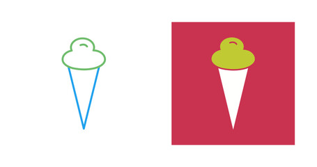 Poster - Icecream Cone Vector Icon