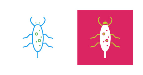 Sticker - Bug Vector Icon