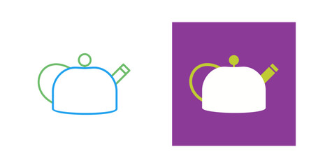 Canvas Print - Kettle Vector Icon