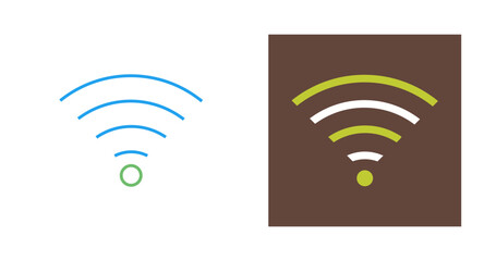 Wall Mural - Wi-Fi Vector Icon