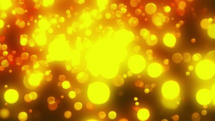 Poster - Glittering Gold Christmas. Computer generated 3d render