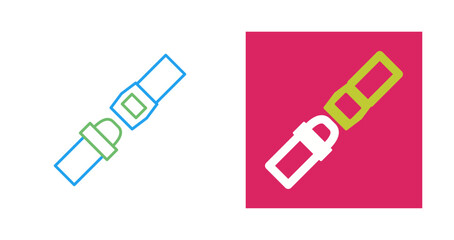 Sticker - Seat Belt Vector Icon