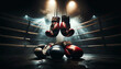 © Antonio - Ring con guantes de boxeo