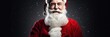 Santa Claus, white beard, red suit, season's spirit, jolliness, generosity, warmth. Generated by AI.