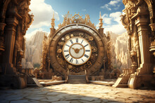 Time Machine Clock, Futuristic Fantasy, Movie, Cartoon, Animated, Time, Big Clock