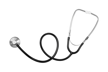 Stethoscope isolated on transparent background	