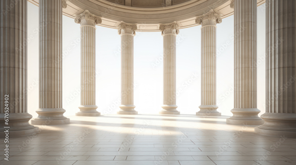 classical marble Greek column and pillars Stock Photo | Adobe Stock