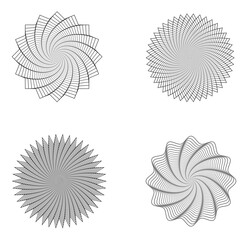 Poster - Guilloche pattern design element for certificate, banknote money or diploma