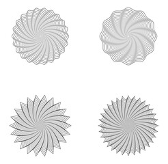 Poster - Guilloche pattern design element for certificate, banknote money or diploma